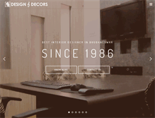 Tablet Screenshot of designndecors.com